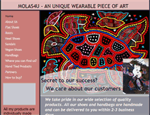 Tablet Screenshot of molas4u.com